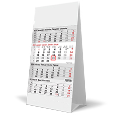 Desk calendar 2024 4 months