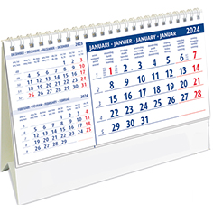 Desk calendar 2024 Belgium