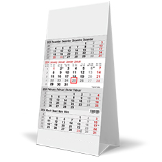 Desk calendar 2024 4 months
