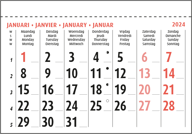 Monthly block 2024 Type 2