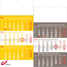 Shipping calendar 3 months 2024 Business