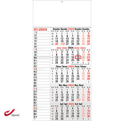 Shipping calendar 5 months 2024 Memo