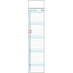 Slim line calendar Midi 2024