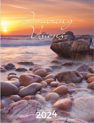 Wall calendar 2024 Amazing Visions 13p 30x47cm Cover