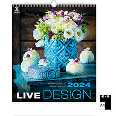 Wall calendar 2024 Luxe Live Design