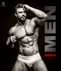 Wall calendar 2024 Pin-up Men 13p 45x59cm Cover