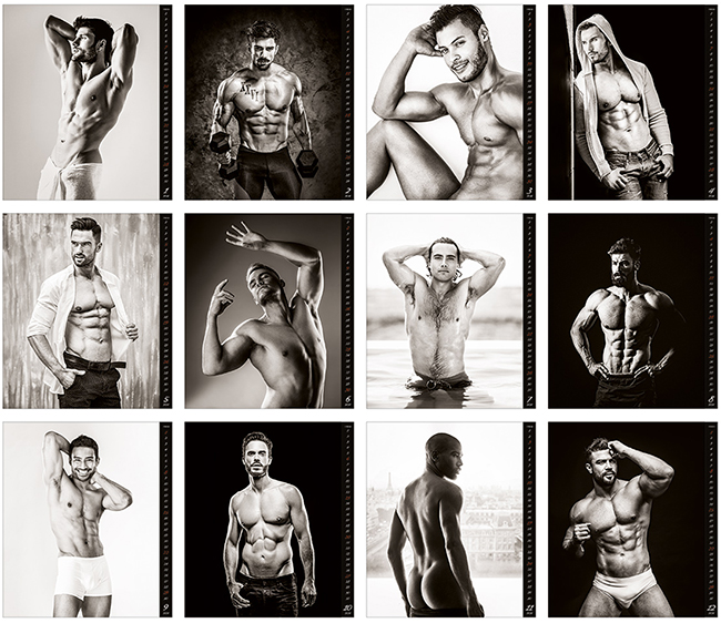 Wall calendar 2024 Pin-Up Men 13p 45x59cm Images