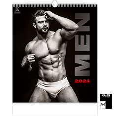 Wall calendar Pin-Up 2024 Men