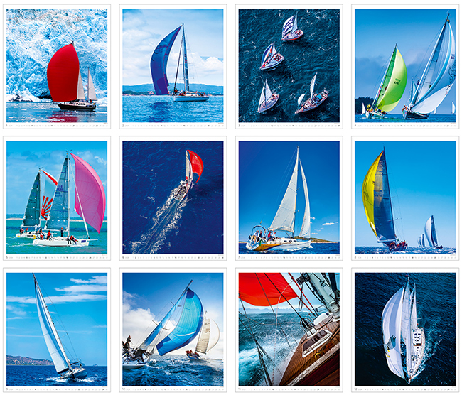 Wall calendar 2024 Sailing 13p 45x59cm Images