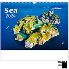 Wall calendar Deco 2024 Sea