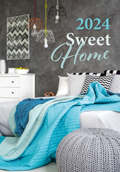 Wall calendar 2024 Sweet Home 13p 31x52cm Cover