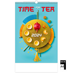 Wall calendar Deco 2024 Time for Tea