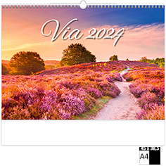 Wall calendar Deco 2024 Via