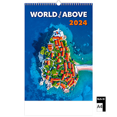 Wall calendar Deco 2024 World_from_Above